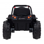 Elektrický traktor/bager - červený